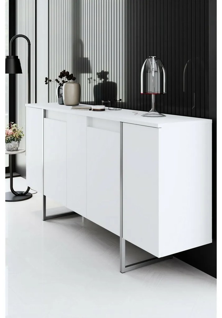 Dulap Luxe White and Silver