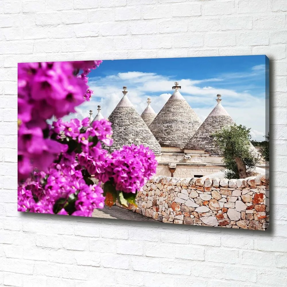 Imprimare tablou canvas Case trulli