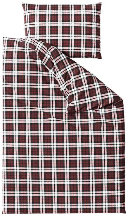 Lenjerie de pat din bumbac BLOC rosu Dimensiune lenjerie de pat: 70 x 90 cm | 140 x 200 cm