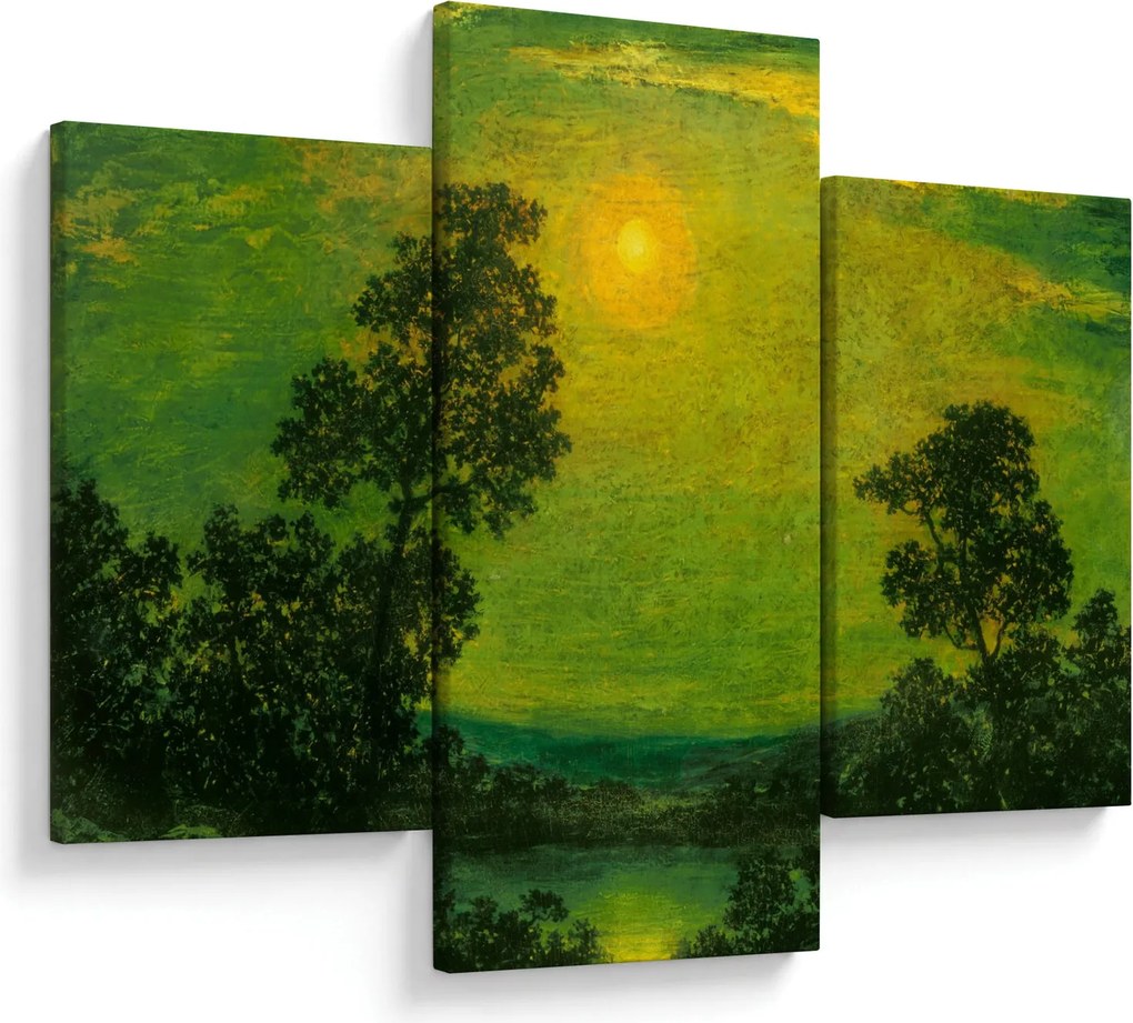 Tablou - Imitator of Ralph Albert Blakelock, Moonlight, reproducere (90x60 cm)