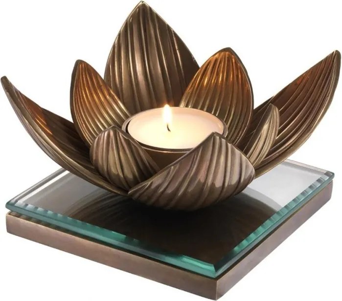 Suport lumanare, obiect decorativ design LUX Lotus