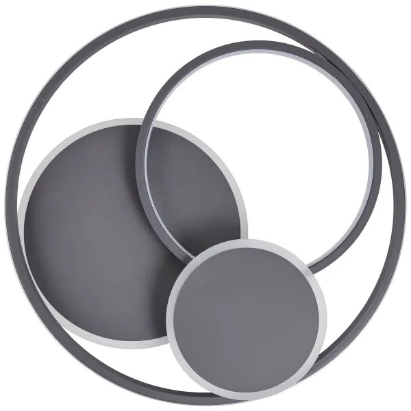 Plafonieră LED dimabilă Brilliant RUNDA LED/50W/230V 3000-6500K negru + telecomandă