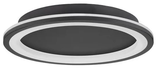 Plafoniera LED dimabila design modern Oggy negru 37cm