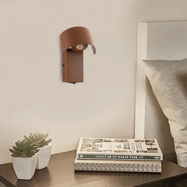 Lampă LED de perete Brilagi VASTO LED/3W/230V maro