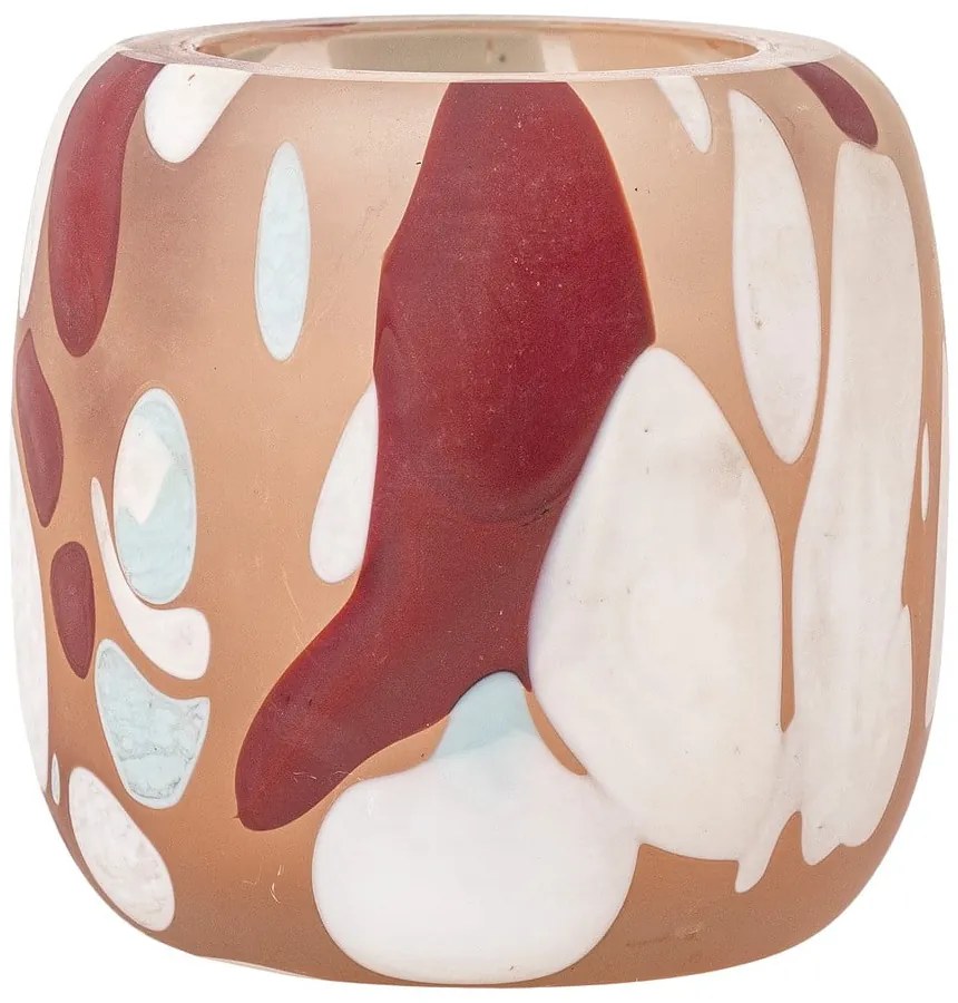 Sfeșnic pentru lumânări pastilă din sticlă Karan – Bloomingville