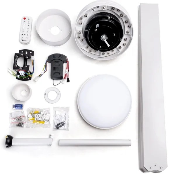 Ventilator LED dimabil de tavan Aigostar LED/24W/230V 2700-6500K alb + telecomandă