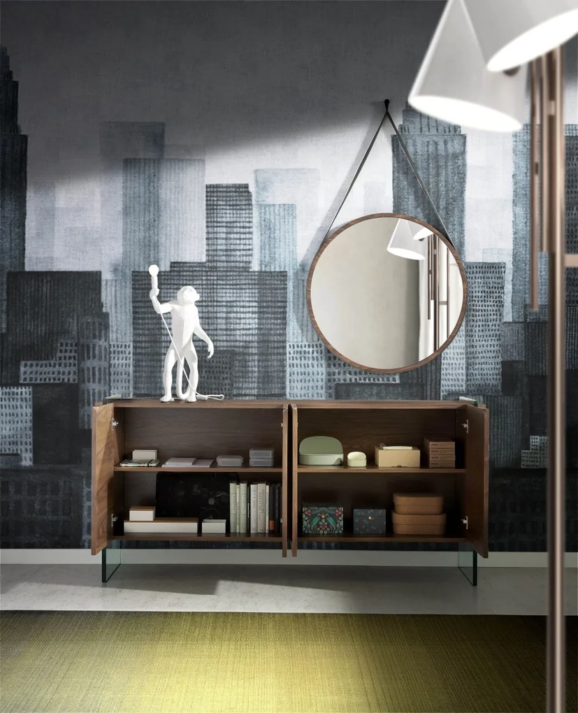 Comoda eleganta design deosebit Aurore AC-MI1319A-NOGAL