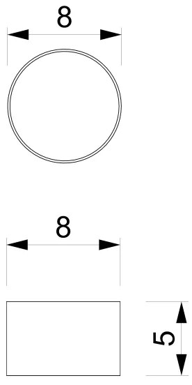 Spot DIXIE 1xGX53/11W/230V roz