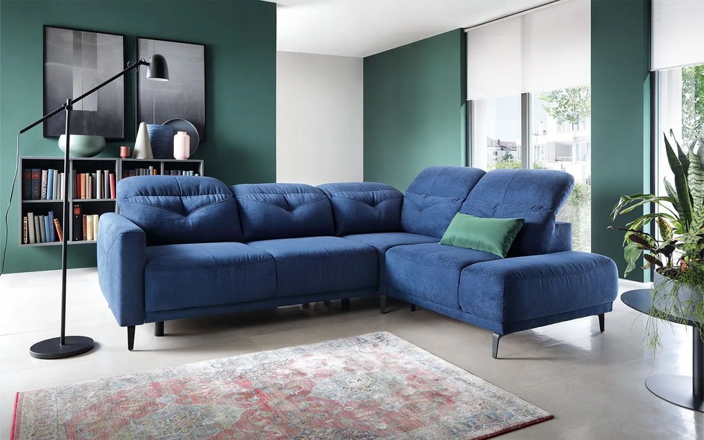 Colțar lemn masiv extensibil SANDRA 265×82/104×210 cm - Stânga