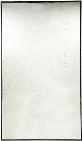 Oglinda de podea dreptunghiulara neagra din metal 100x175 cm Kenny HK Living