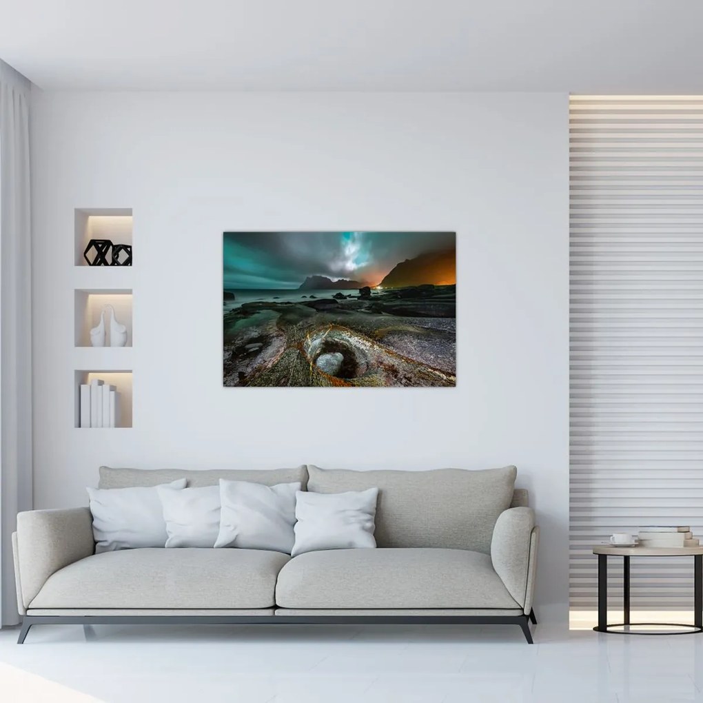 Tablou - Scena de noapte (90x60 cm)