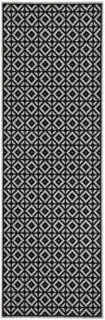 Covor Bona negru / gri, 60x180 cm