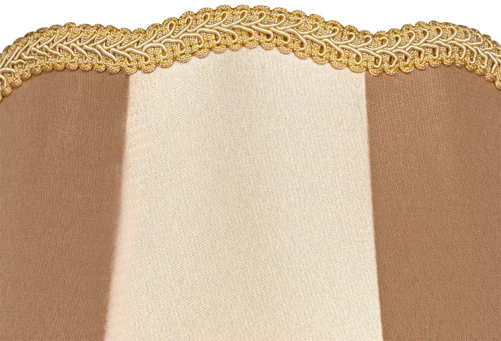 Abajur din stofă auriu 30 cm - Granny