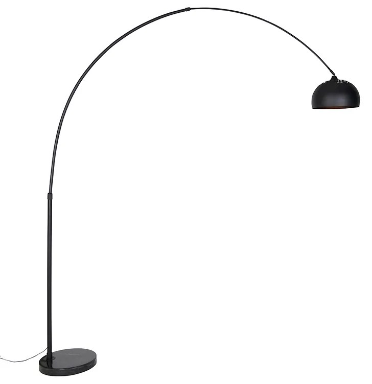 Lampă cu arc modernă neagră - XXL