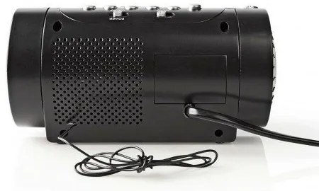 Nedis Ceas deșteptător digital cu radio șiproiecție Ecran LED de 0,9"