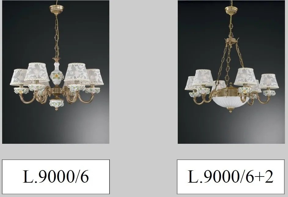Aplica de perete design italian cu 2 brate din alama si detalii din portelan 9000