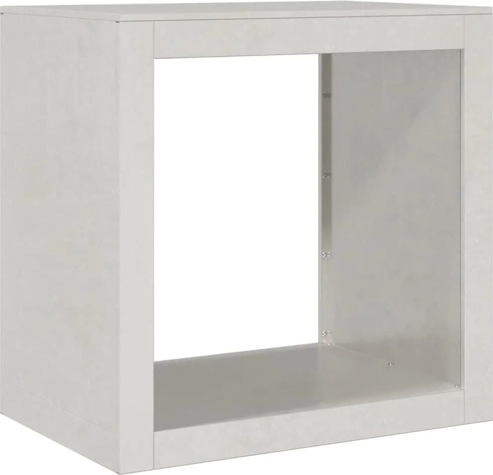 vidaXL Suport pentru lemne de foc, 60x40x60 cm, oțel inoxidabil