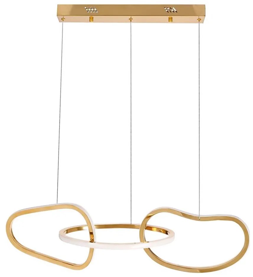 Candelabru LED ANNELI pe cablu, 30 W, 230 V, 80 cm, auriu