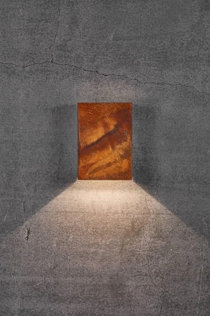 Aplica LED exterior cu iluminat up/down IP54 Fold 15 corten 2019051038 NL
