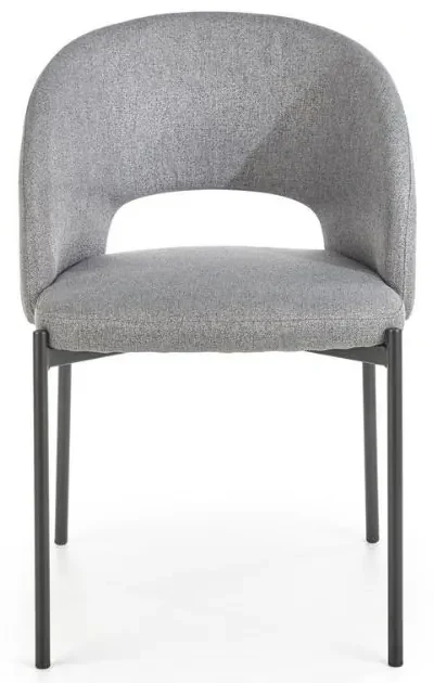Scaun de bucaterie Alanna, gri/negru