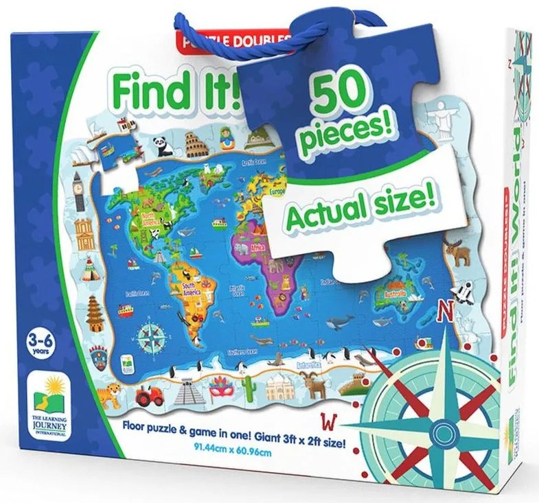 PUZZLE SI JOC HARTA LUMII - THE LEARNING JOURNEY (TLJ600047)