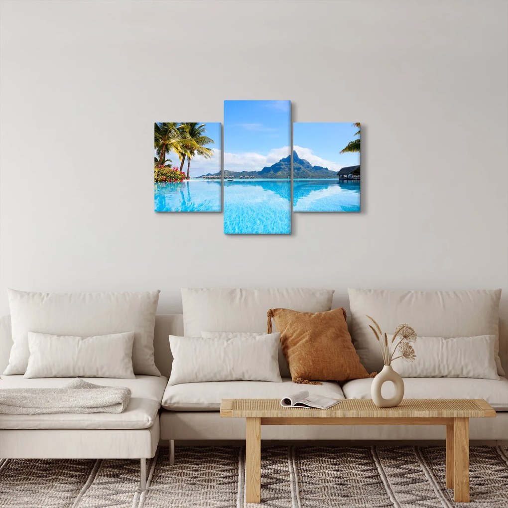 Tablou - Bora-Bora, Polinezia Franceză (90x60 cm)
