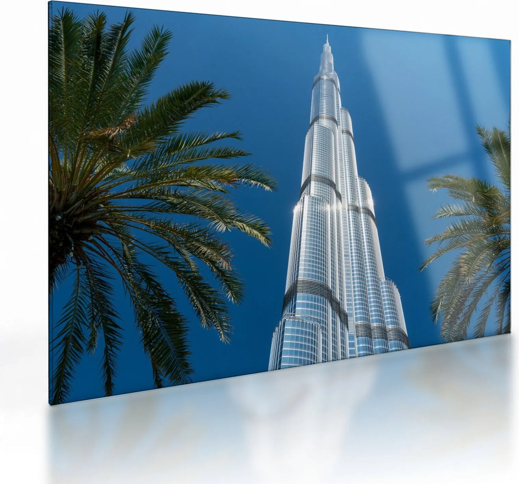 Tablou pe sticlă - Burj Khalifa (70x50 cm)