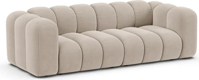 Canapea bej 228 cm Lupine – Micadoni Home