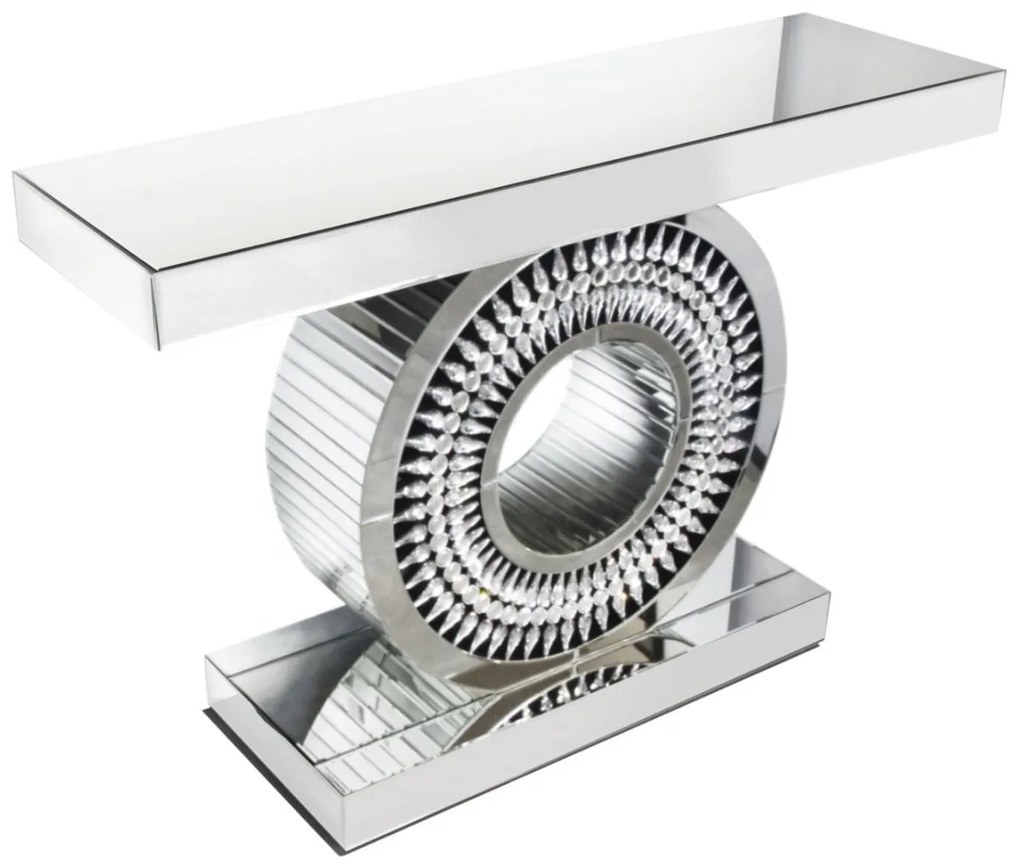 Consola Marzano silver – H80 cm