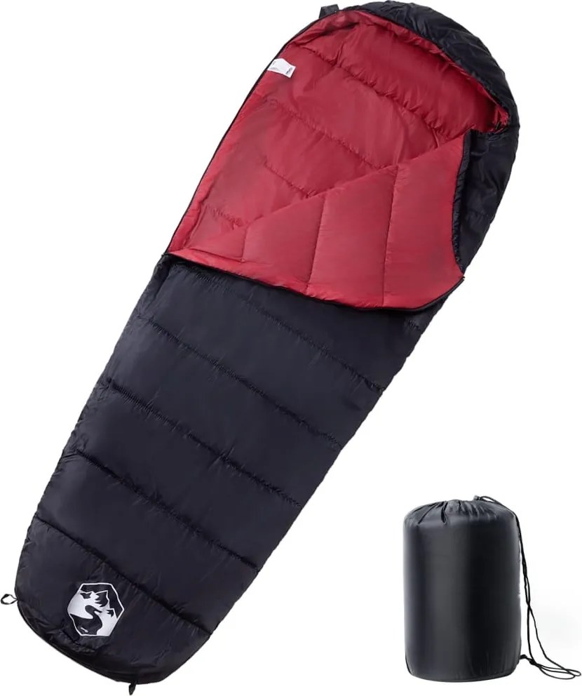 vidaXL Sac de dormit tip mumie pentru adulți de camping, 3 anotimpuri
