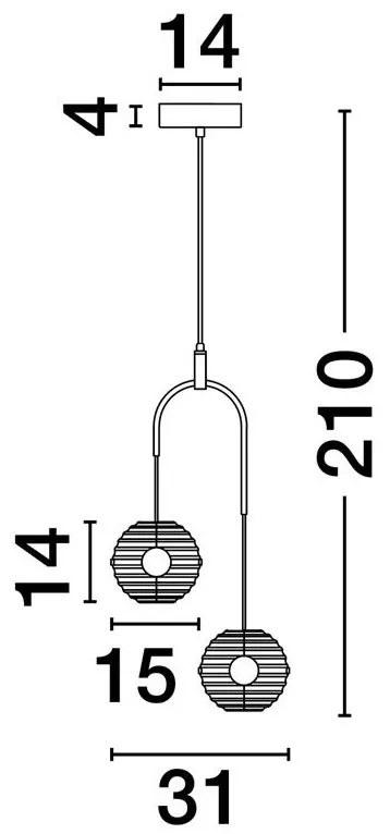 Lustra, Pendul LED design modern AFTHONIA