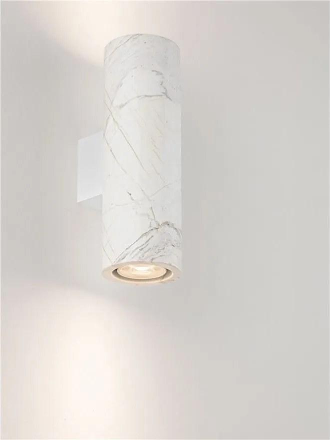 Aplica de perete din marmura alba Olvio