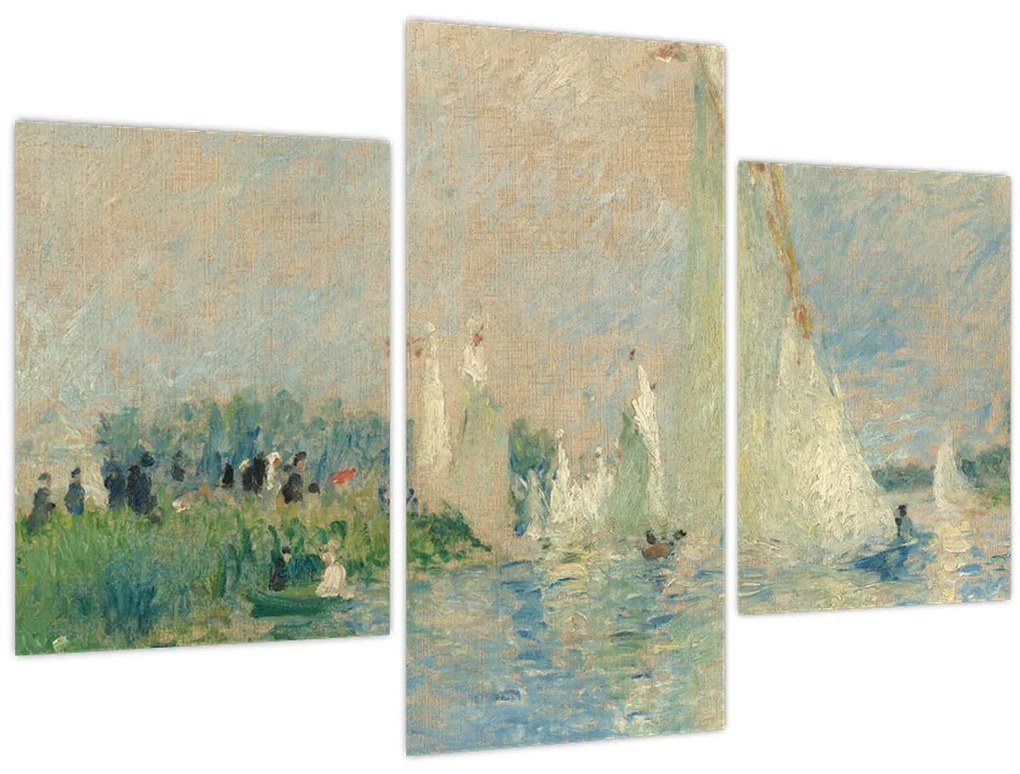 Tablou - Auguste Renoir, Regatta at Argenteuil, reproducere (90x60 cm)