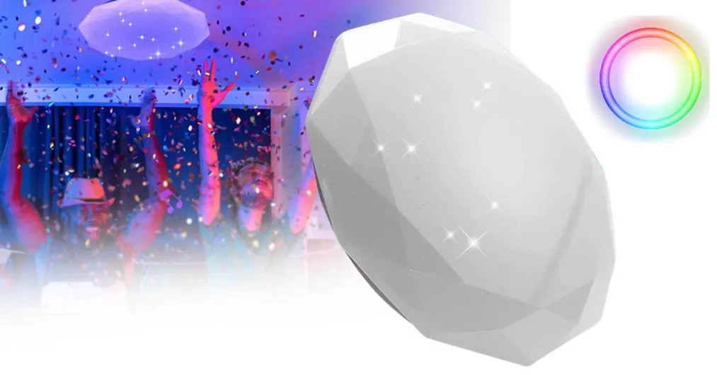 Lampa RGB inteligenta de tavan cu LED