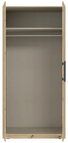 Dulap MARO 100x213 cm, stejar artisan