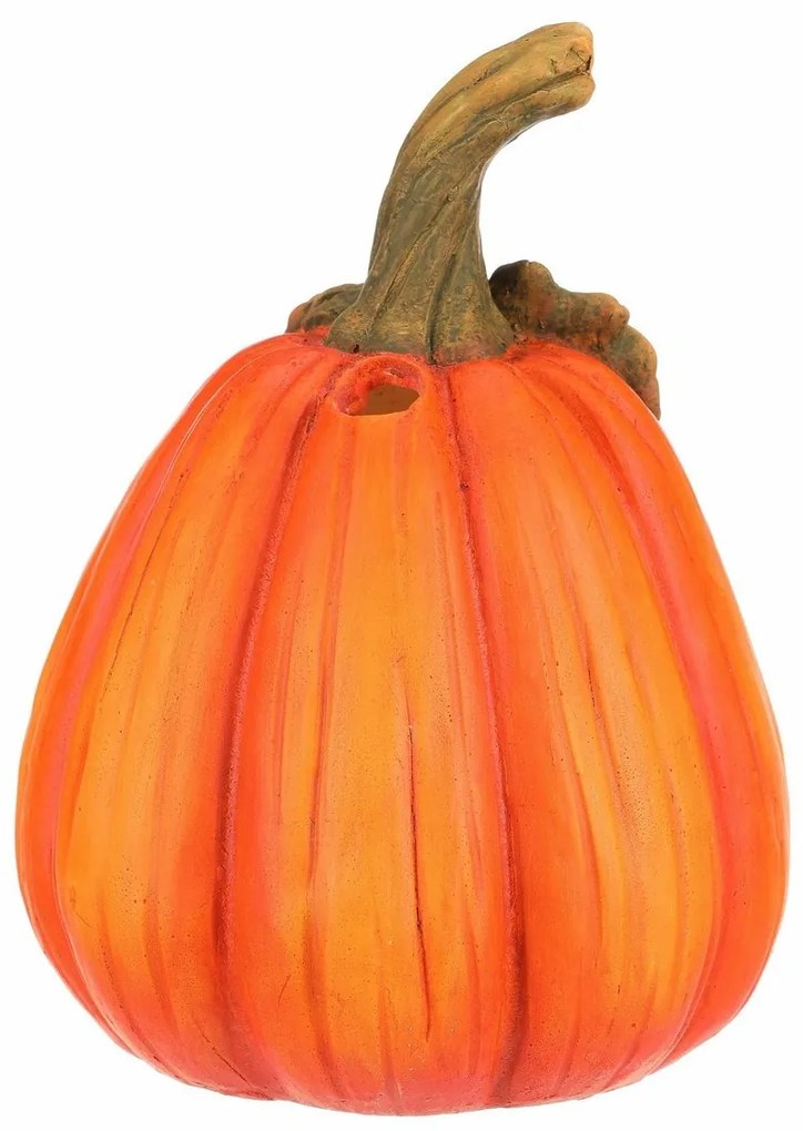 Decorațiuni LED de toamnă Dovleac intermitent cufață, 21 x 21 x 29 cm, ceramică