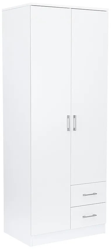 Dulap Miami 80x205 cm alb-alb