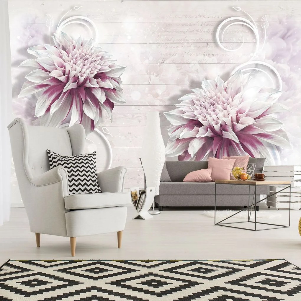Fototapet - Flori roz (152,5x104 cm)