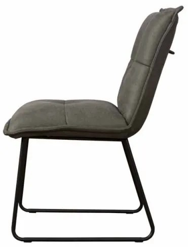 Scaun piele artificiala Seda gri