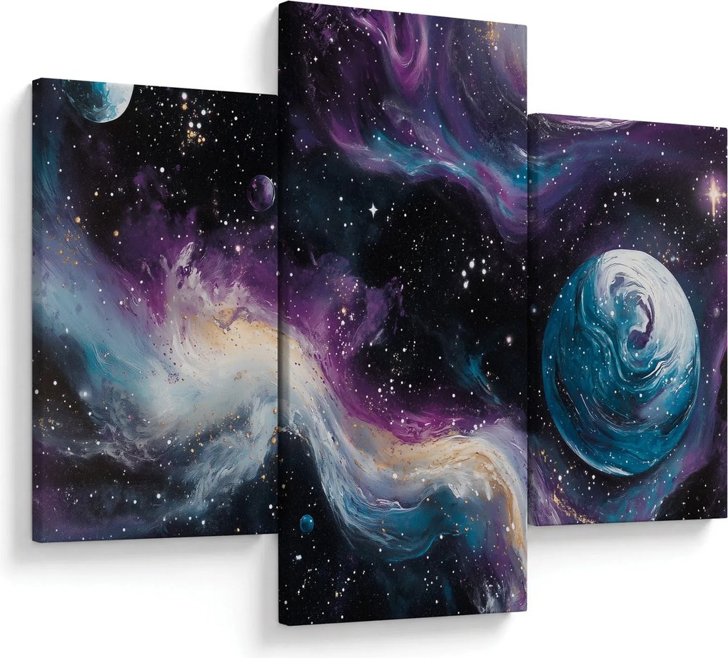 Tablou - Univers pictat (90x60 cm)