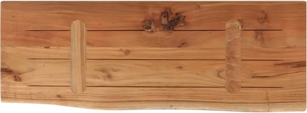 vidaXL Raft perete 70x30x3,8 cm dreptunghiular lemn acacia margine vie