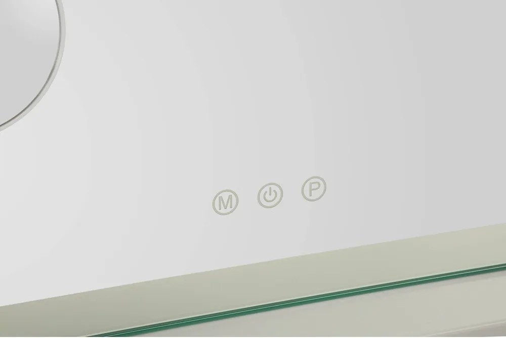 Oglindă de perete cu led/cu raft 55x43 cm Hollywood – Mauro Ferretti