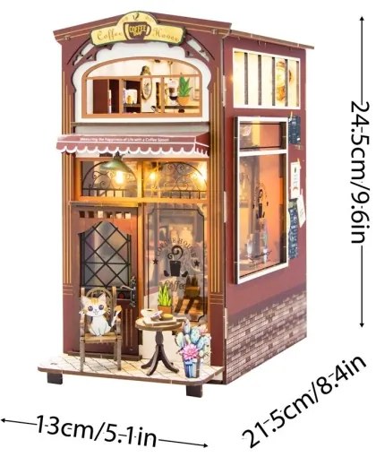 LED Suport de cărți Cafenea 2Kids Toys 2xAAA