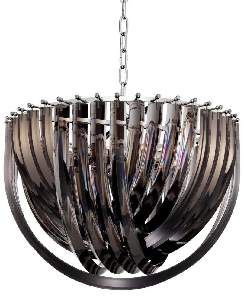 Candelabru design LUX Murano 50cm, fumuriu 111902 HZ