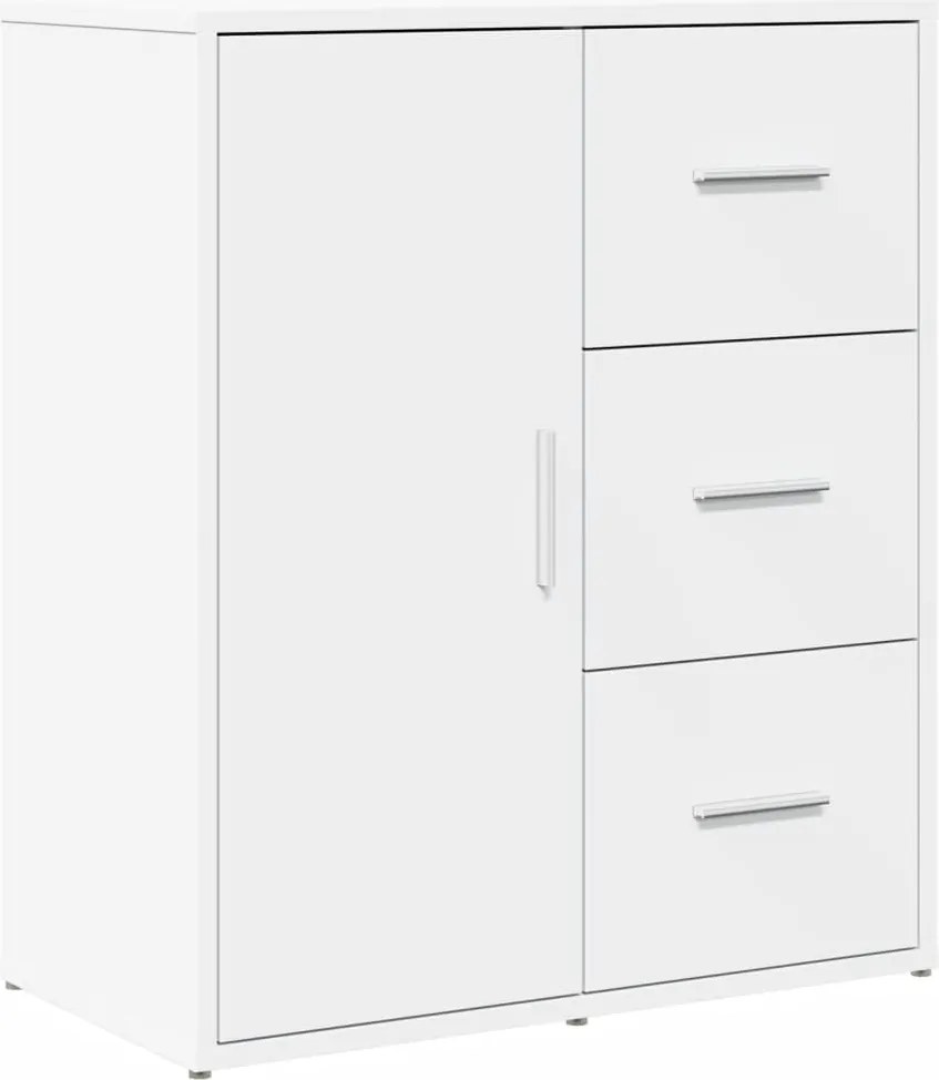vidaXL Dulap, alb, 60x31x70 cm, lemn prelucrat