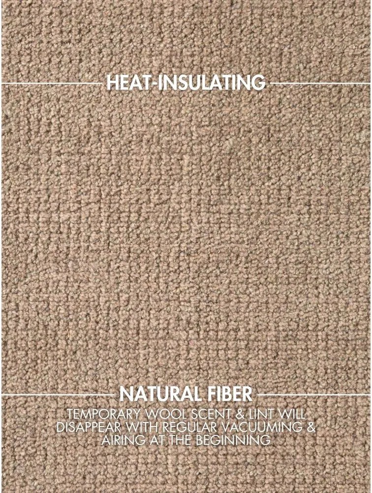 Covor bej țesut manual din lână 160x230 cm Greenwich – Ted Baker