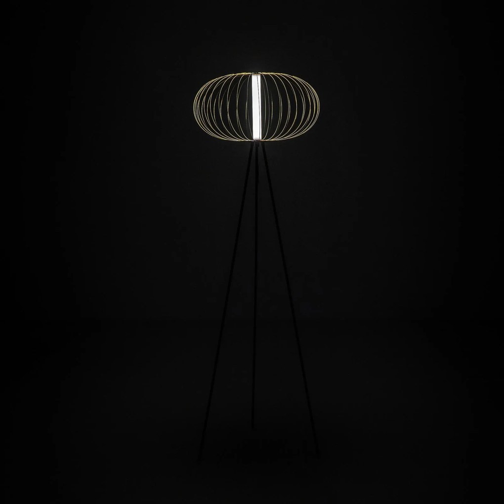STONES Lampă de podea cu LED50cm X 50cm H. 150cm | Aosom Romania