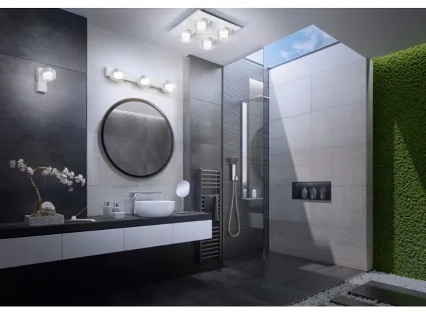 Aplică LED pentru baie Ledvance ORBIS FLAME 2xLED/5,5W/230V IP44 alb