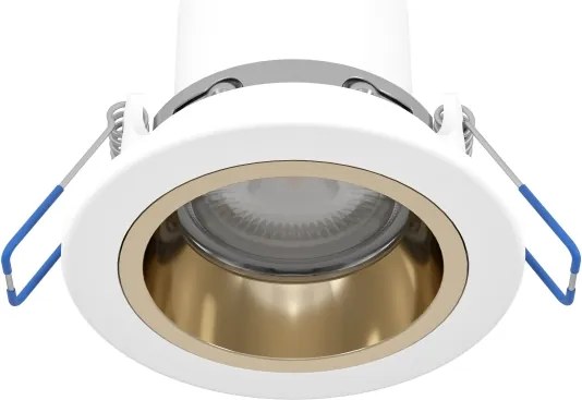 Eglo 902299 YEBRA-Z - Lampă LED RGBW dimabilă cu sticlă fumurie pentru tavan fals, LED/4,8W/230V IP44, alb/auriu