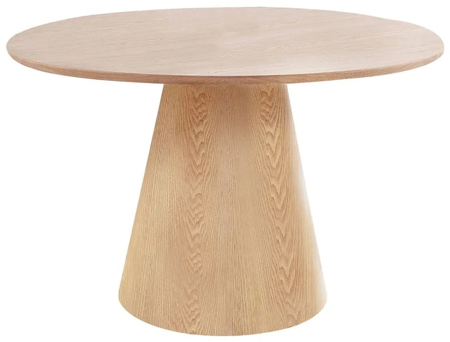Masă de dining rotundă cu blat cu aspect de lemn de frasin ø 120 cm Bolton – House Nordic